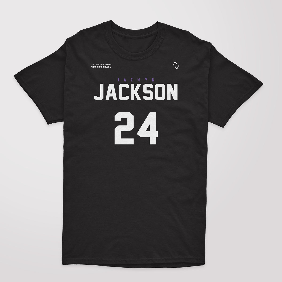 Athletes Unlimited Softball Player Name and Number Tee, Jazmyn Jackson